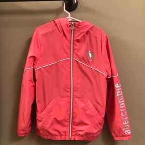 Abercrombie Kids Girls Windbreaker Rain Jacket